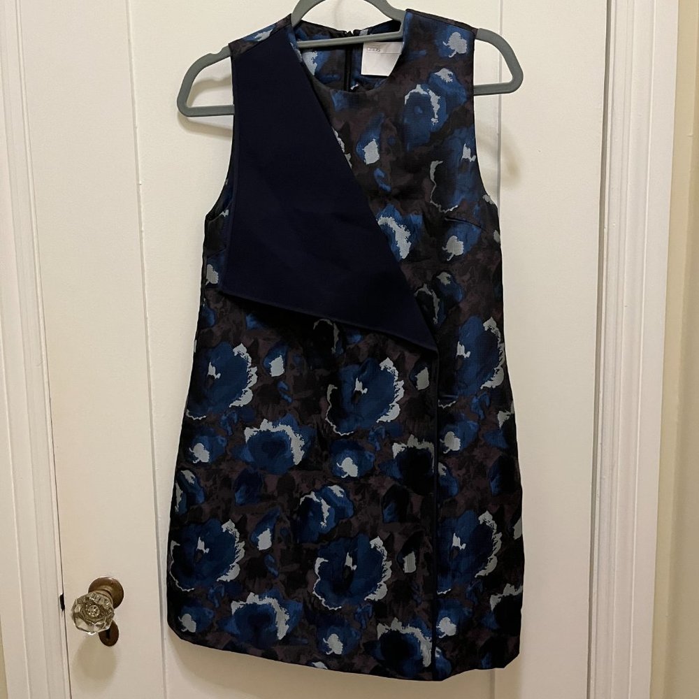 Formal blue floral dress